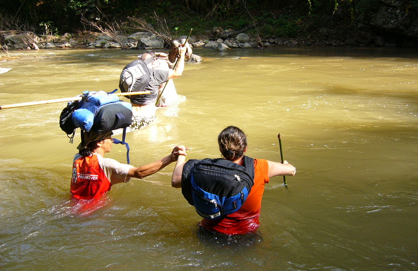 cross river